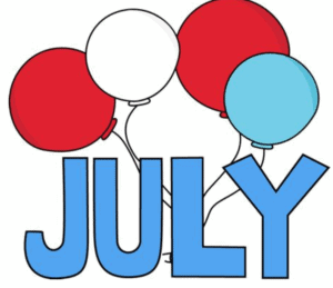 What does the month of July symbolize?