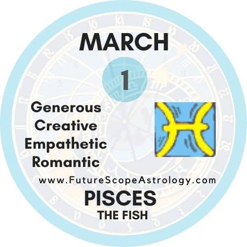 March 1 Zodiac (Pisces) Birthday