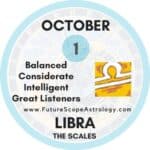 October 1 Birthday: Personality, Zodiac Sign, Compatibility, Ruling Planet, Element, Health and Advice
