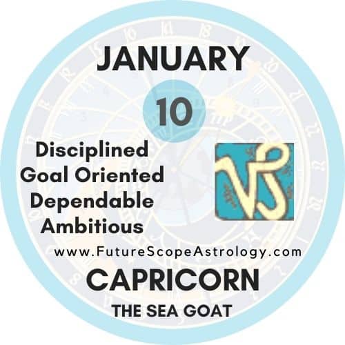 January 10 Zodiac Sign (Capricorn) Birthday Personality, Birthstone, Compatibility, Ruling Planet, Element, Health and Advice