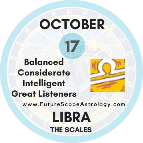 October 17 Zodiac LIBRA Birthday Personality Birthstone