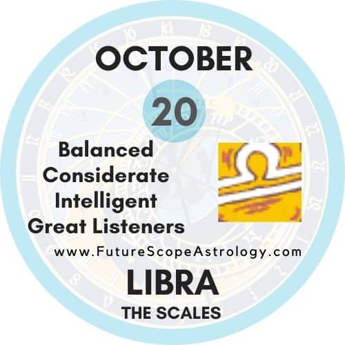 October 20 Zodiac (LIBRA) Birthday Personality, Birthstone