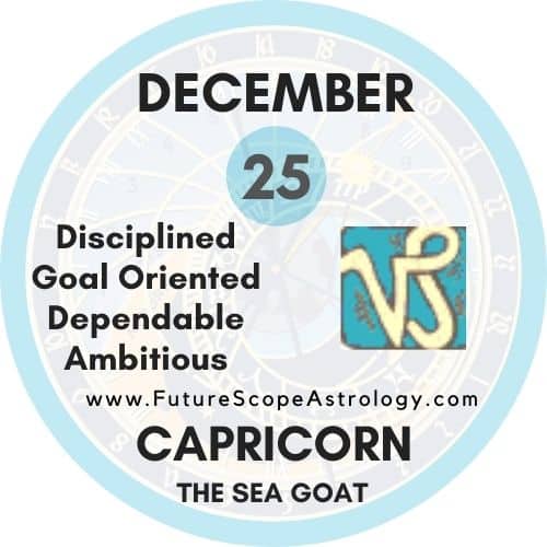 December 25 Zodiac (Capricorn) Birthday Personality, Birthstone,  Compatibility, Ruling Planet, Element, Health and Advice - FutureScope