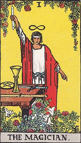 The Magician (Tarot Card Meaning): major arcana card 1