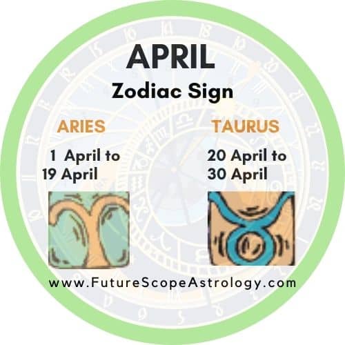 April Zodiac Signs are Aries and Taurus 