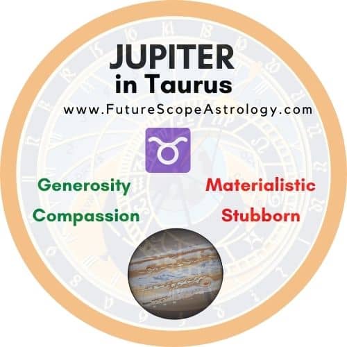 Jupiter in Taurus in Horoscope personality, traits, wealth, marriage
