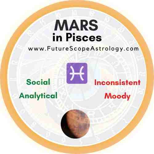 Mars in Pisces in Horoscope personality, traits, wealth, marriage