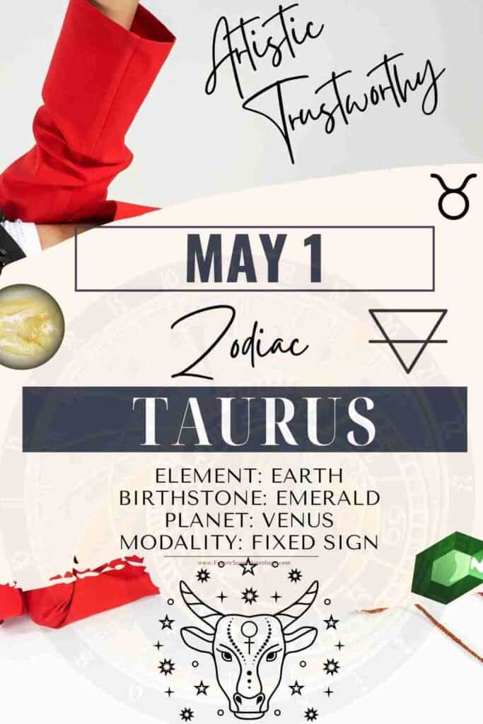 May 1 Zodiac (Taurus) Birthday Personality, Birthstone, Compatibility