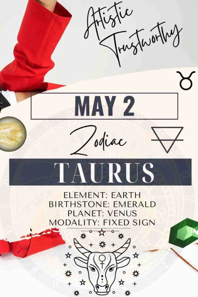 May 2 Zodiac (Taurus) Birthday Personality, Birthstone, Compatibility