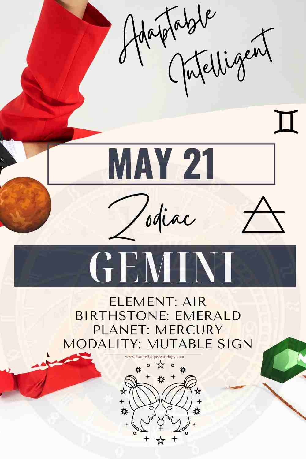 May 21 Zodiac (Gemini) Birthday Personality, Zodiac Sign