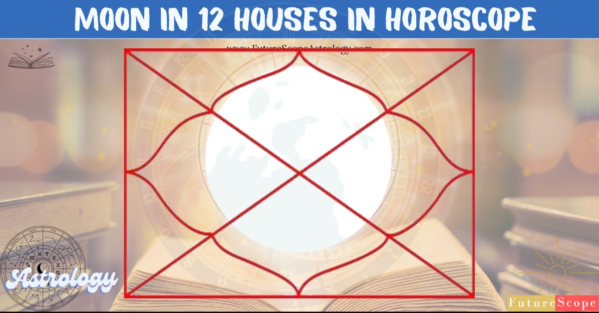 Effects of Moon in different houses in Horoscope