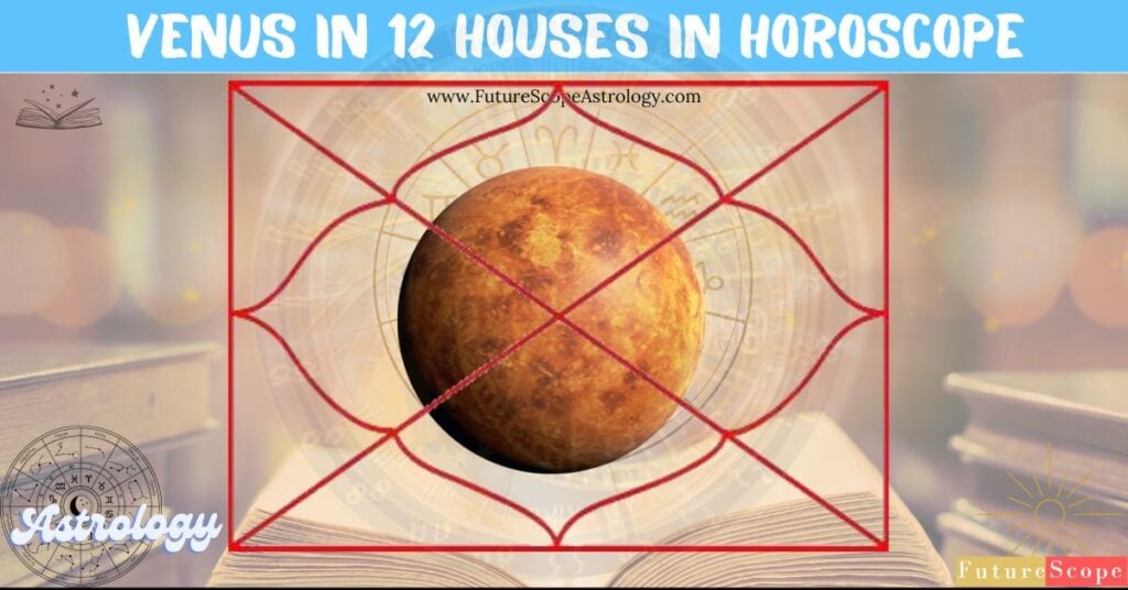 Effects of Venus in 12 different houses in Horoscope in astrology