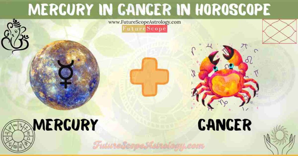 Mercury in Cancer in Horoscope: personality, traits, wealth, marriage, career, man, woman, in 12 houses