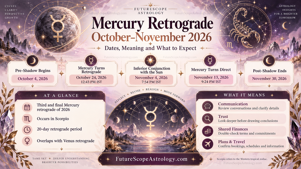 Mercury Retrograde October–November 2026: Dates, Meaning and What to Expect