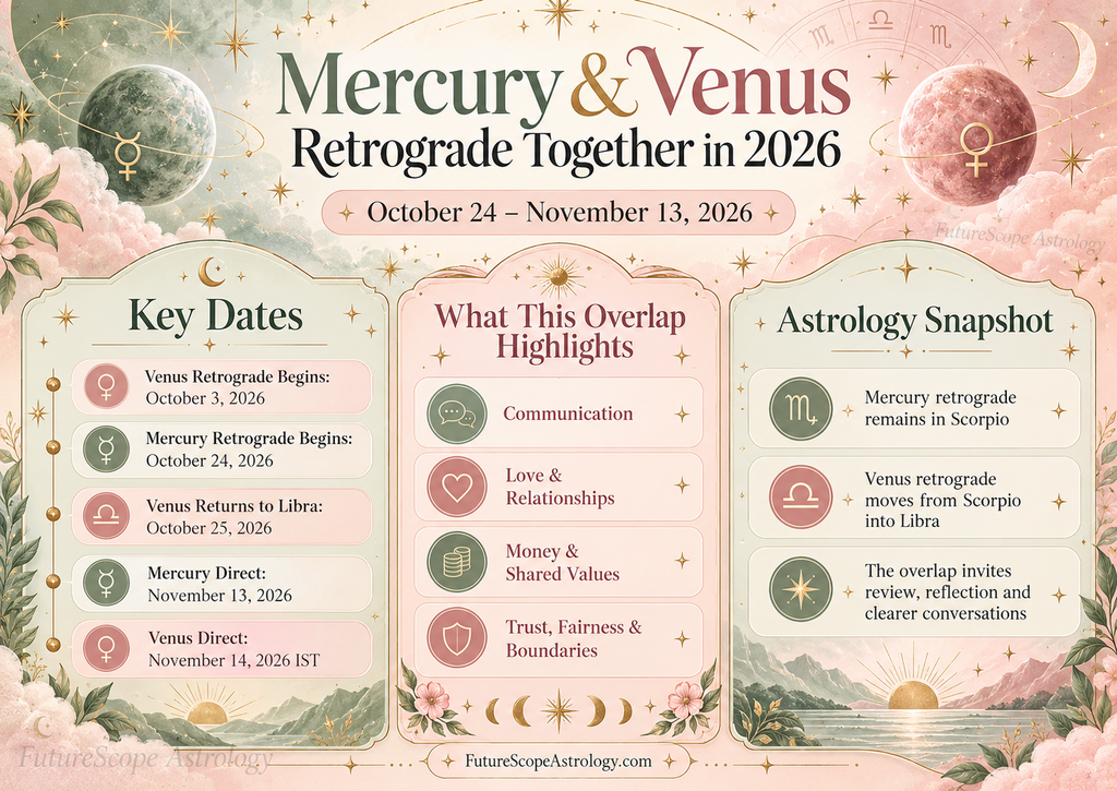 Mercury and Venus Retrograde Together in 2026: Dates, Meaning & What to Expect