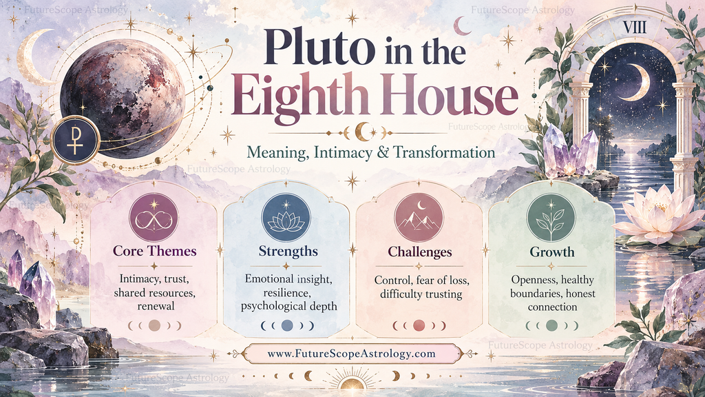 Pluto in Eighth House in Horoscope