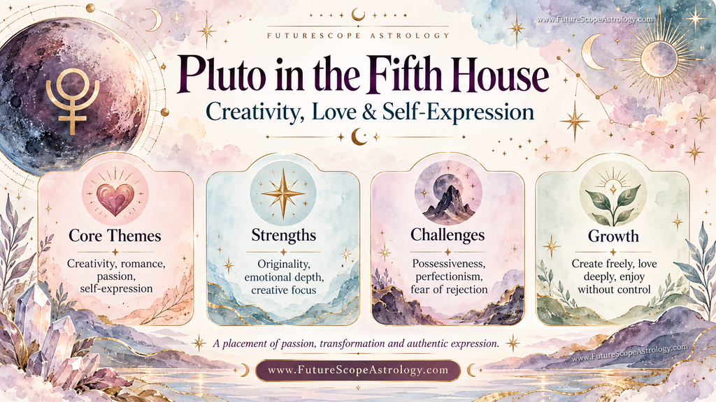 Pluto in Fifth House in Horoscope