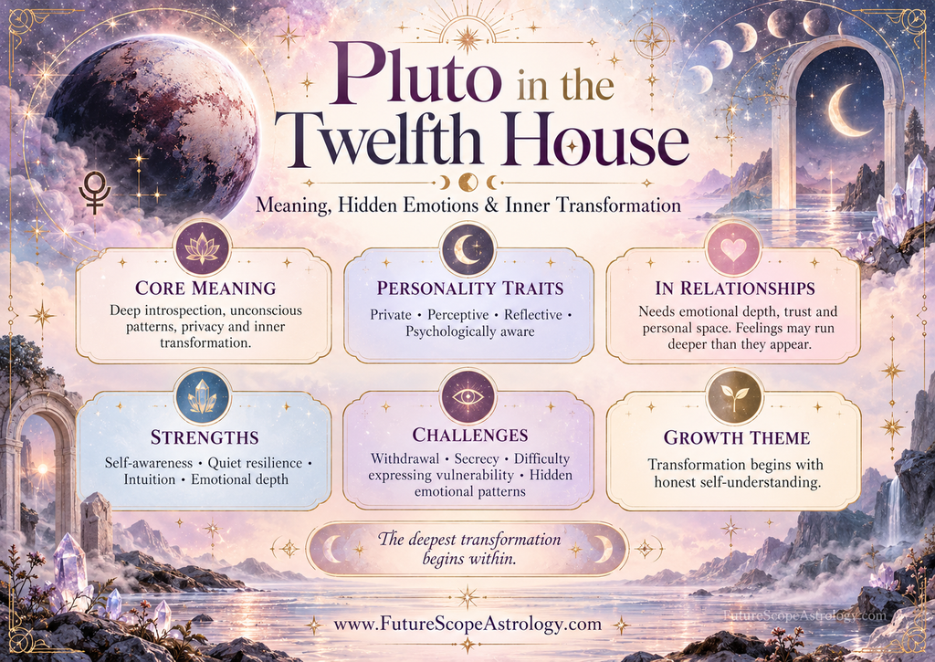 Pluto in Twelfth House in Horoscope