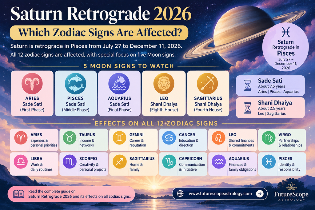 Saturn Retrograde 2026 Which Zodiac Signs Are Affected