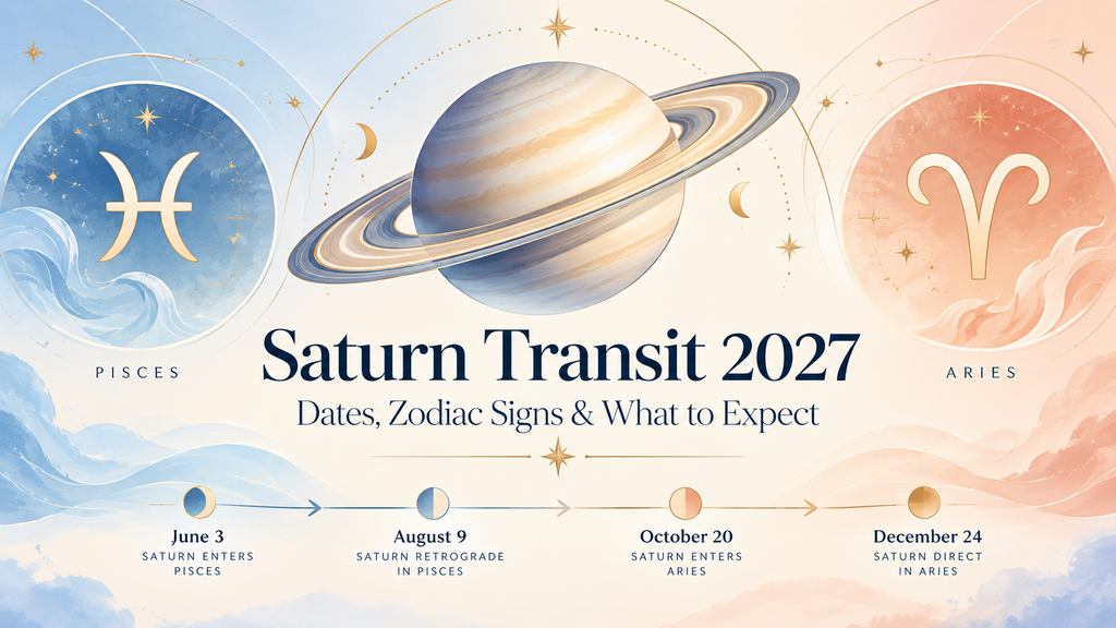 Saturn Transit 2027: Dates, Zodiac Signs and What to Expect