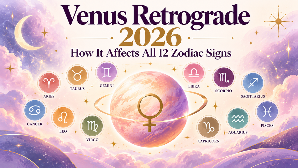 Venus Retrograde 2026 Effects on All 12 Zodiac Signs