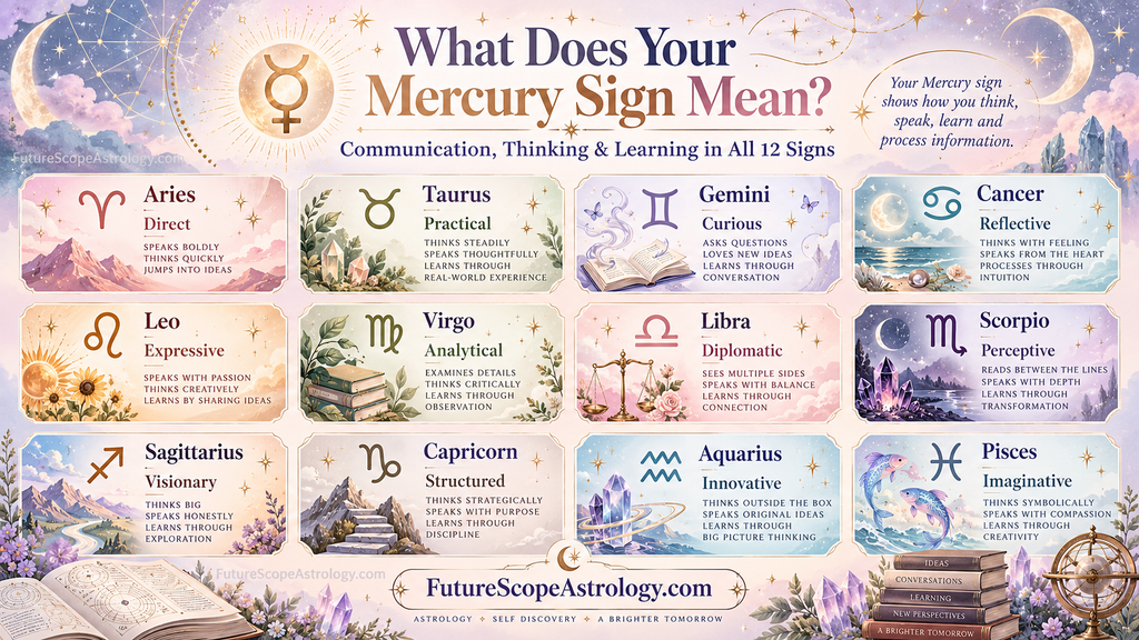 What Does Your Mercury Sign Mean in Astrology? All 12 Signs Explained